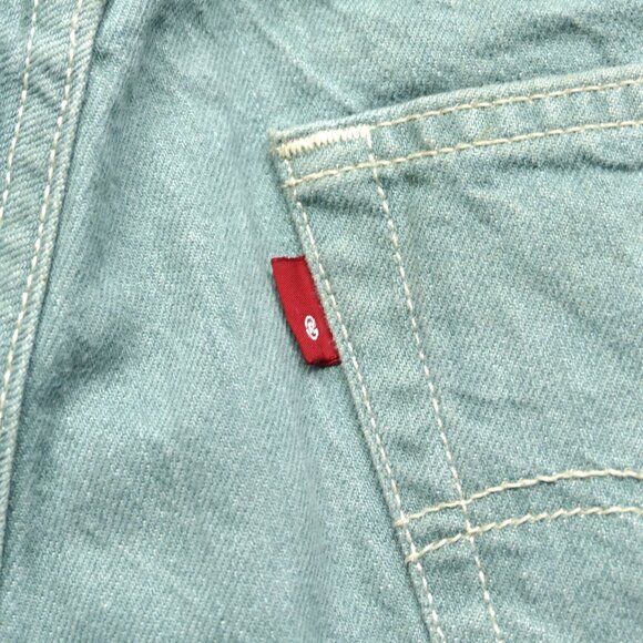 Vtg  Levis 501XX Denim Jeans Mens 36 Green Button Fly Mens 34 x 34 (34 x 31) - Picture 5 of 13